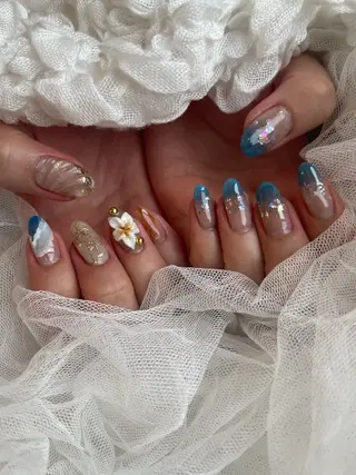 セミロング Lua.nail. るなのネイルデザイン