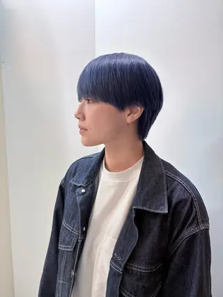 ショート カラー メンズ 🧤高明度ハイトーン 🧤莉音のヘアスタイル