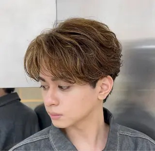 カラー パーマ 曲がる縮毛矯正 🇰🇷ユウイのヘアスタイル