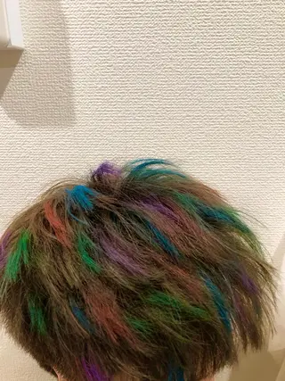 ショート 髪質改善×潤艶カラー ⭐️岡田崇彰のヘアスタイル