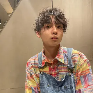 パーマ メンズ 🌈圧倒的デザイン パーマ 関和希のヘアスタイル