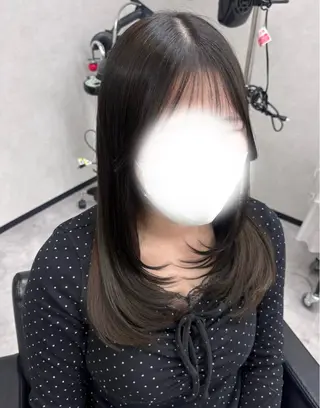 セミロング 福島 あいりのヘアスタイル