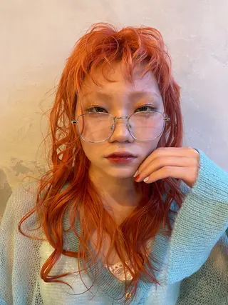 セミロング ヘアアレンジ オオサコ アヤミのヘアスタイル