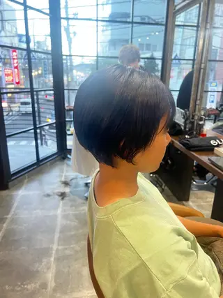 ショート 天王町×韓国レイヤー 髪質改善 佐藤友茉のヘアスタイル