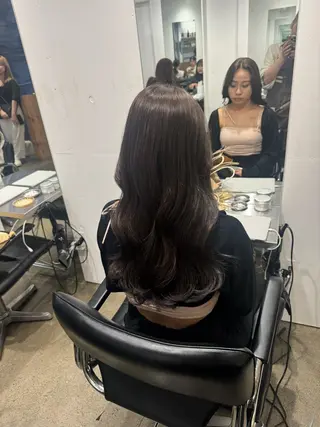 ロング カラー 新宿 似合わせカラー HINAのヘアスタイル