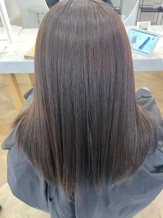 セミロング 小林 美月  透明感カラーのヘアスタイル
