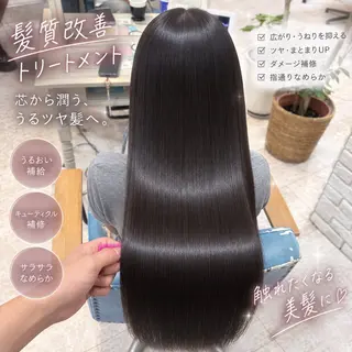 ロング 店長✨レイヤー✖️ 髪質改善✖️韓国ヘアのヘアスタイル