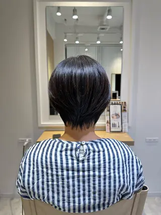 ショート 川崎 智優のヘアスタイル