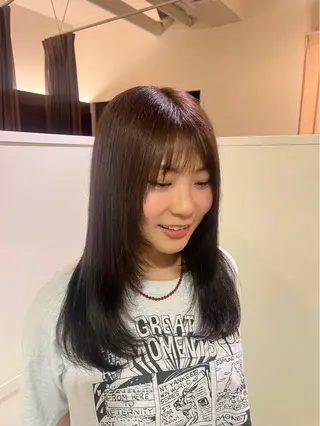 セミロング カラー Hana / knackのヘアスタイル