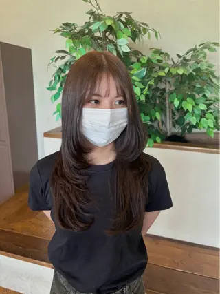 ロング 山口 南のヘアスタイル