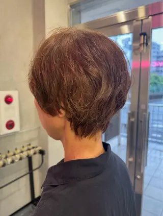 ショート カラー ヘアアレンジ 💫きたはら りおん💫のヘアスタイル