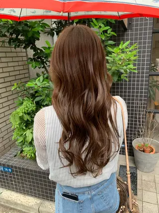 ロング 🌟美髪縮毛矯正🌟 吉田冴一のヘアスタイル