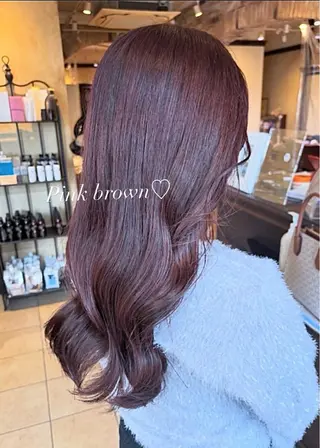 カラー Ly hair / nanoha🤍のヘアスタイル