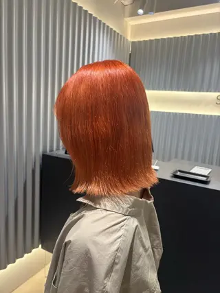 ショート カラー ヘアアレンジ 押切 響　のヘアスタイル