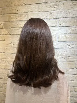 セミロング 美髪矯正/艶髪 CLUTCH田中海琴のヘアスタイル