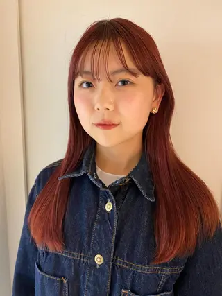 ロング サトウ ナナのヘアスタイル