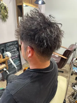 パーマ メンズ 今井 里美のヘアスタイル