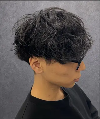 パーマ メンズ 中山 柊佑のヘアスタイル
