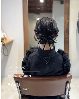 ミディアム ヘアアレンジ お呼ばれセット🕊️ 高円寺/太田和のヘアスタイル