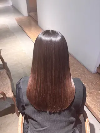 セミロング 太田 渚遊のヘアスタイル
