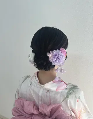 ロング ヘアアレンジ 大羅 海比のヘアスタイル