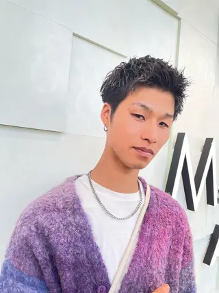 ショート メンズ 流行デザイン特化 東方 舜のヘアスタイル