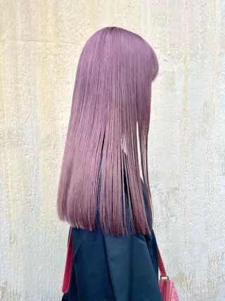 ロング カラー 宮川 日菜子のヘアスタイル