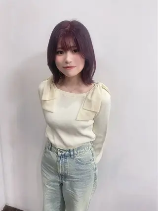 ショート カラー ルプラボウ/ 聖花/透明感カラーのヘアスタイル