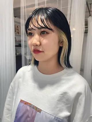 ショート カラー サトウ ナナのヘアスタイル