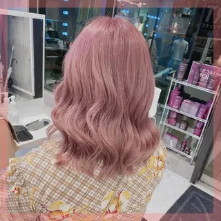 ミディアム カラー ヘアアレンジ メンズ キッズ マツエク・マツパ ブリーチの髪様 MASATOのヘアスタイル