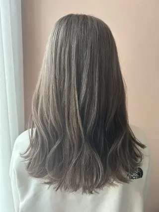 ロング カラー hubhair レイヤー/透明感のヘアスタイル