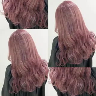 ロング カラー 抜け感レイヤー︴ ニュアンスカラーのヘアスタイル