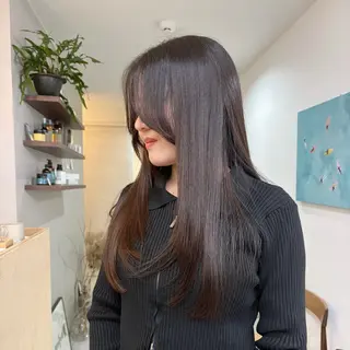 ロング カット強化中🤎 原亜希子のヘアスタイル