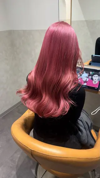 セミロング カラー 札幌ブリーチカラー/ ダブルカラー/ドイのヘアスタイル