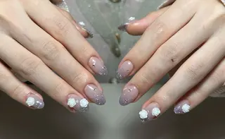 ネイル By moonネイル 🌷ワンホン/韓国風のネイルデザイン