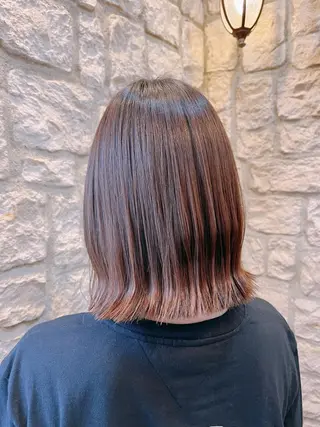 ミディアム しみず りぶのヘアスタイル