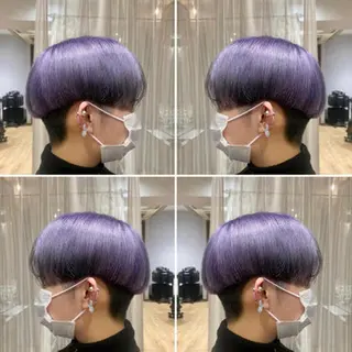ショート 髪質改善/艶カラー ⚡️コメス/錦糸町のヘアスタイル