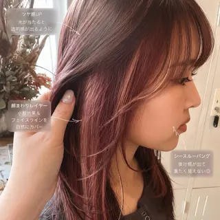 ロング カラー 高橋 那美のヘアスタイル