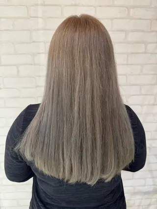 ロング 松尾 怜奈のヘアスタイル