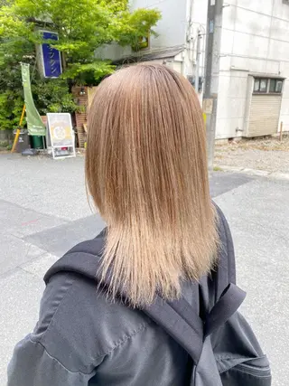 ミディアム Sabby氏川洸希 パーマのヘアスタイル