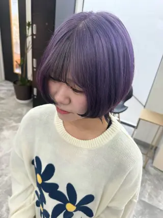 ショート カラー デザインカラー/ ジュンナのヘアスタイル
