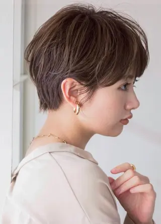 ショート パーマ 浅沼 ゆいのヘアスタイル