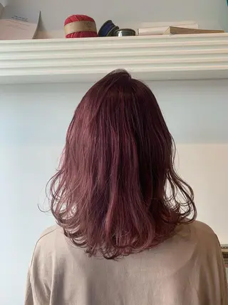 セミロング 大宮/山口 竣也のヘアスタイル