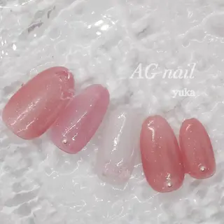 ネイル AGnail 富永  /ちゅるん韓国ネイルのネイルデザイン