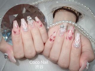 ネイル CoCo Nail 長さ出し専門店のネイルデザイン