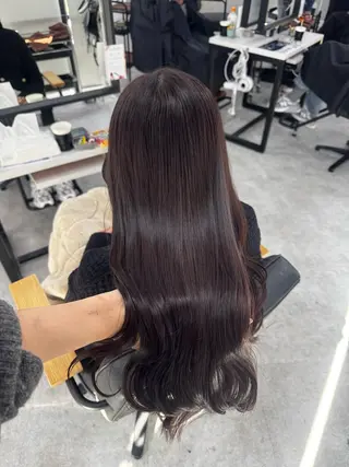 ロング カラー 赤み無し柔らかカラー 【梅田】madokaのヘアスタイル