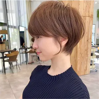 ショート ショート/40代から の似合わせ/たかいのヘアスタイル