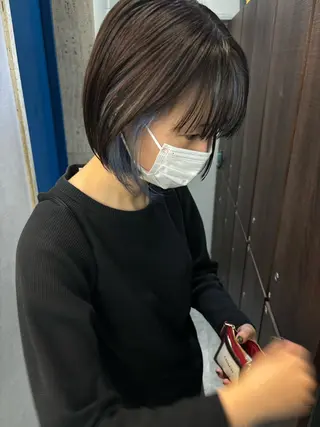 ショート カラー ヘアアレンジ 💟Opus // Mizuki🐕のヘアスタイル