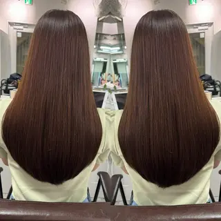 ロング バレイヤージュ ボブ🌈ナツヤのヘアスタイル