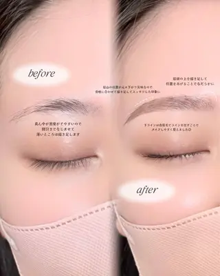アイブロウ mana🎀🪽 似合わせデザイン⸝⋆の眉毛・アイブロウイメージ